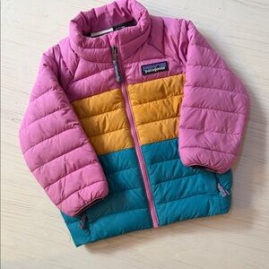 Patagonia Kids Pink Puffer Jacket